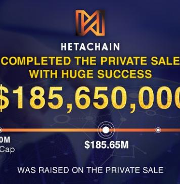 HetaChain officially raises $185.65 million from Private Sale