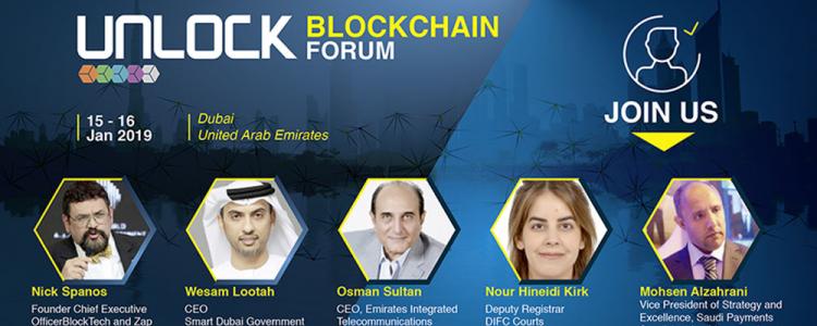 UNLOCK Blockchain Forum announces more than 56 Global and regional Blockchain Speakers